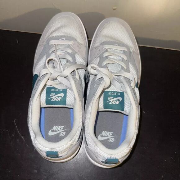 Nike Men’s Alleyoop SB Particle Gray Geode Teal - CJ0882-003 New Choose Size - Picture 5 of 8